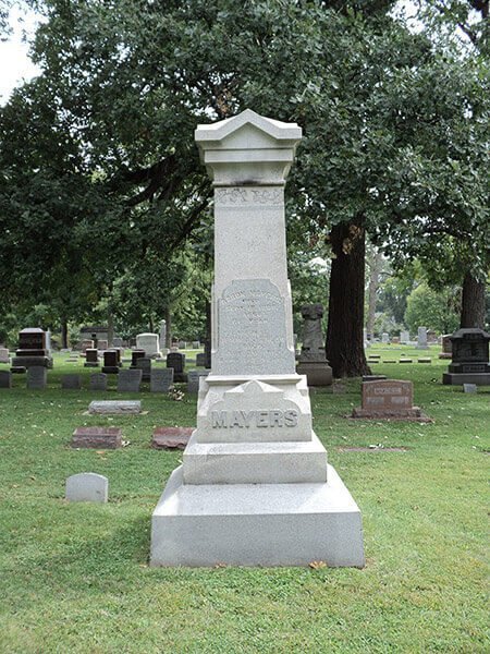 Aaron Mayers tombstone