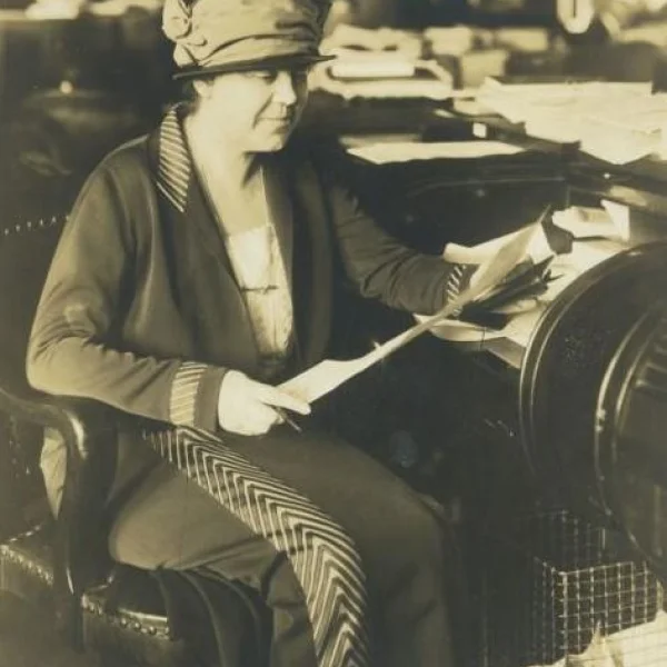Bloomington resident Florence Fifer Bohrer (1877-1960) was the first woman to serve in the Illinois State Senate. She was first elected in 1924, four years after passage of the 19th Amendment