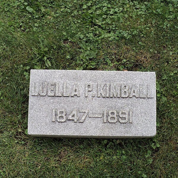 Luella Kimball headstone