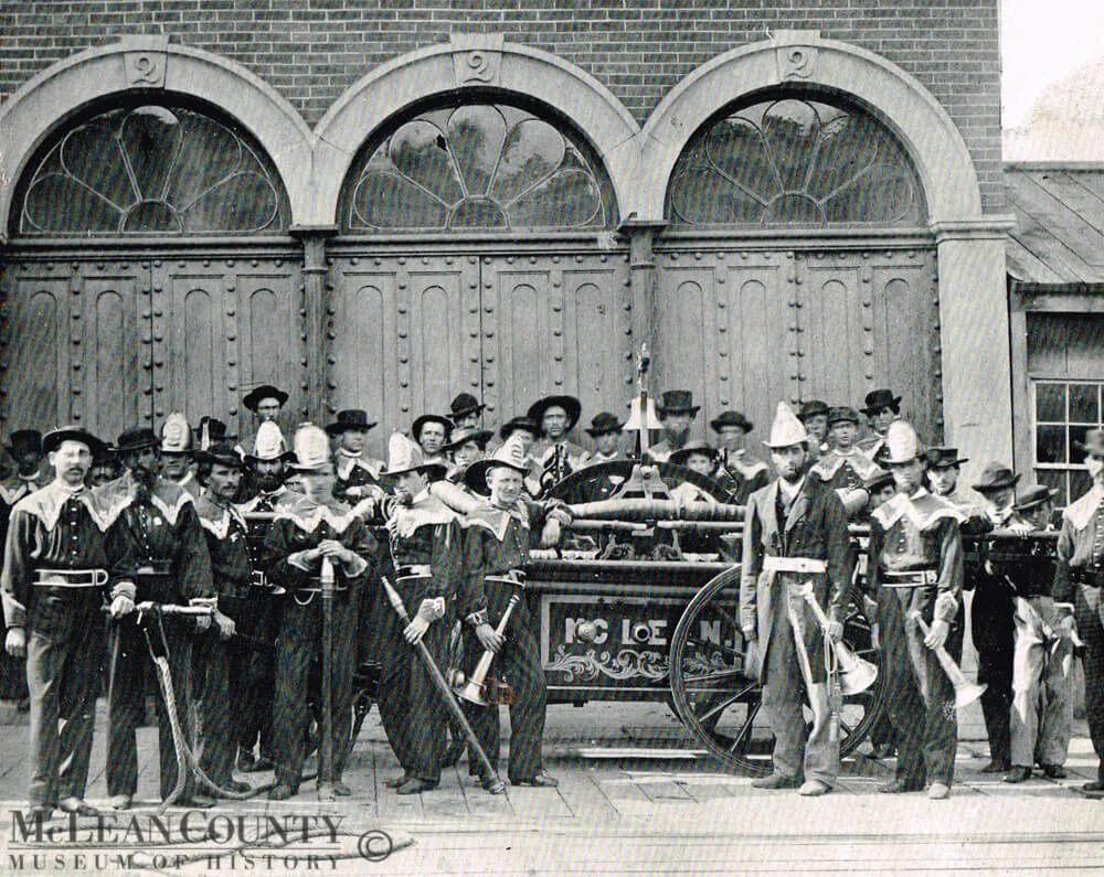 Bloomington Fire Department in 1897