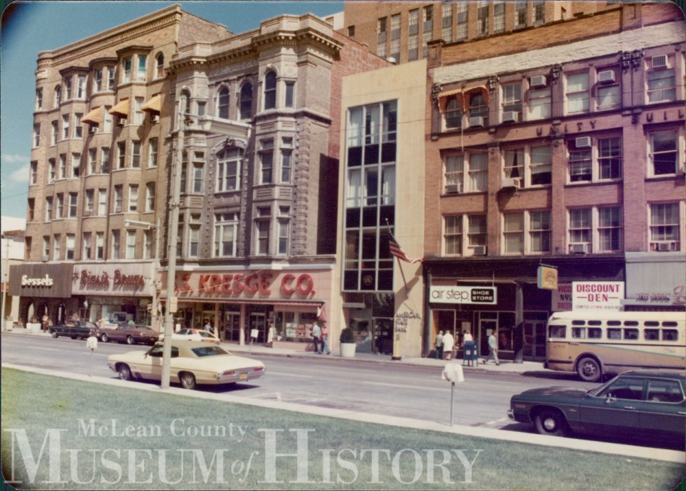 Courthouse square, 1970s.