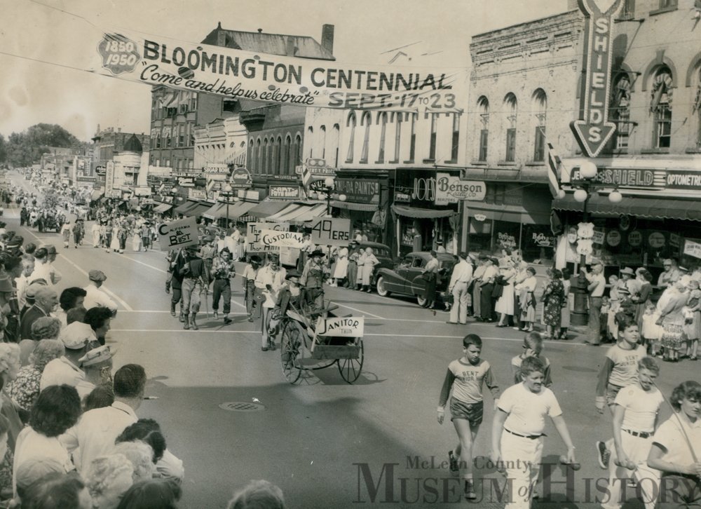 Bloomington Centennial, 1950.