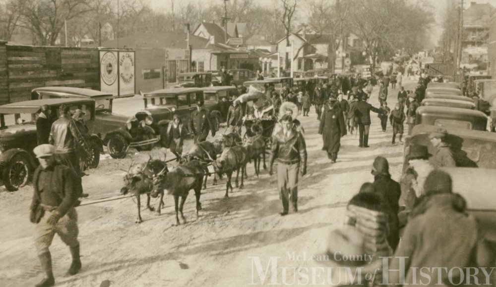 Christmas parade, 1929.