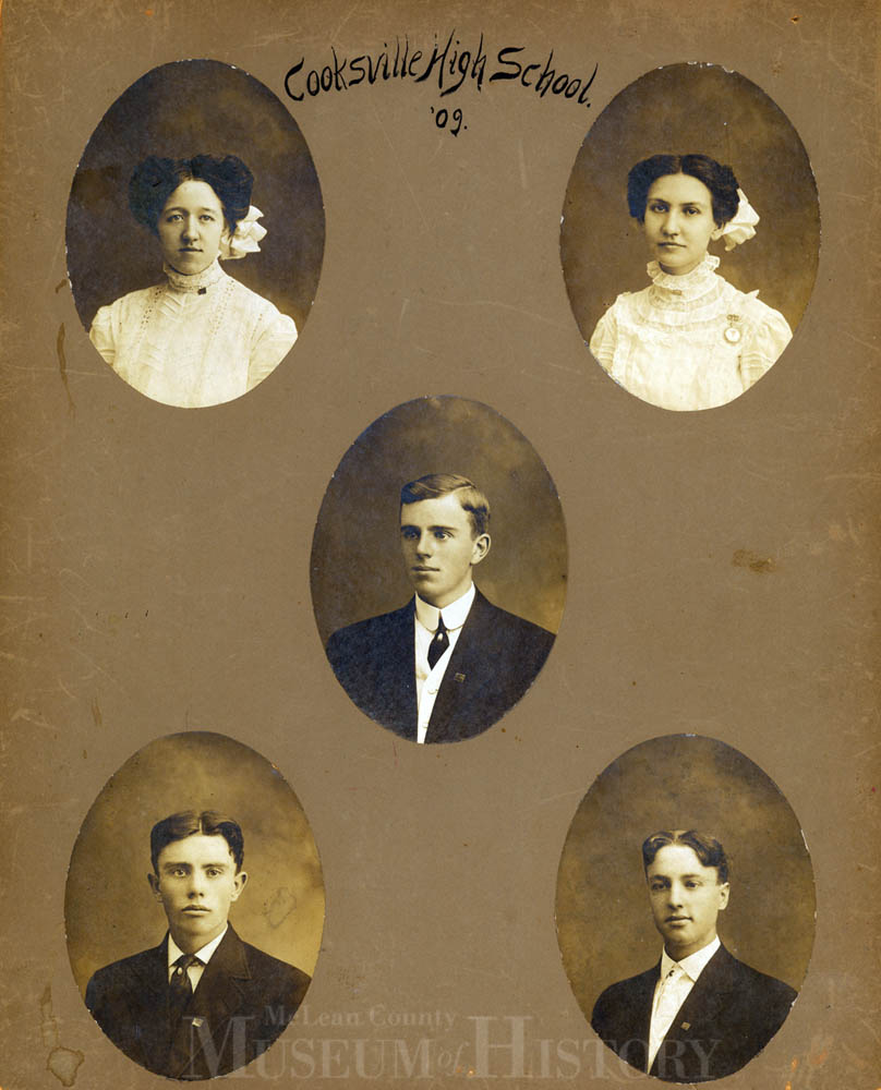 Cooksville High School graduates, 1909.