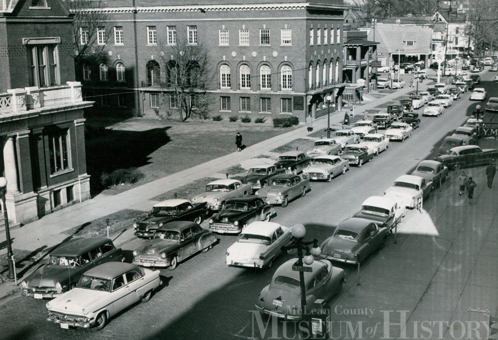 Downtown Bloomington, 1956.