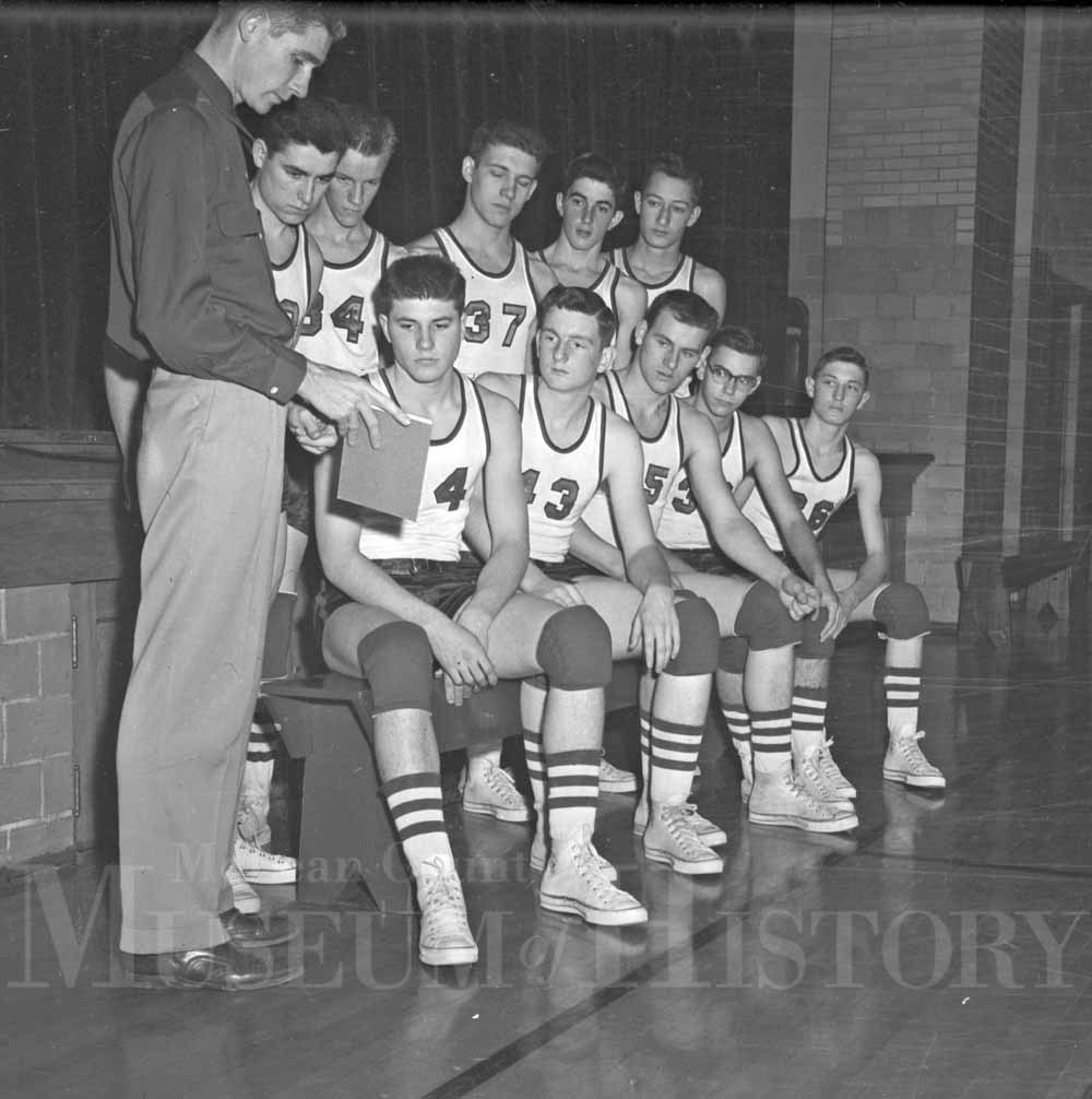 Gridley High basketball team, 1953
