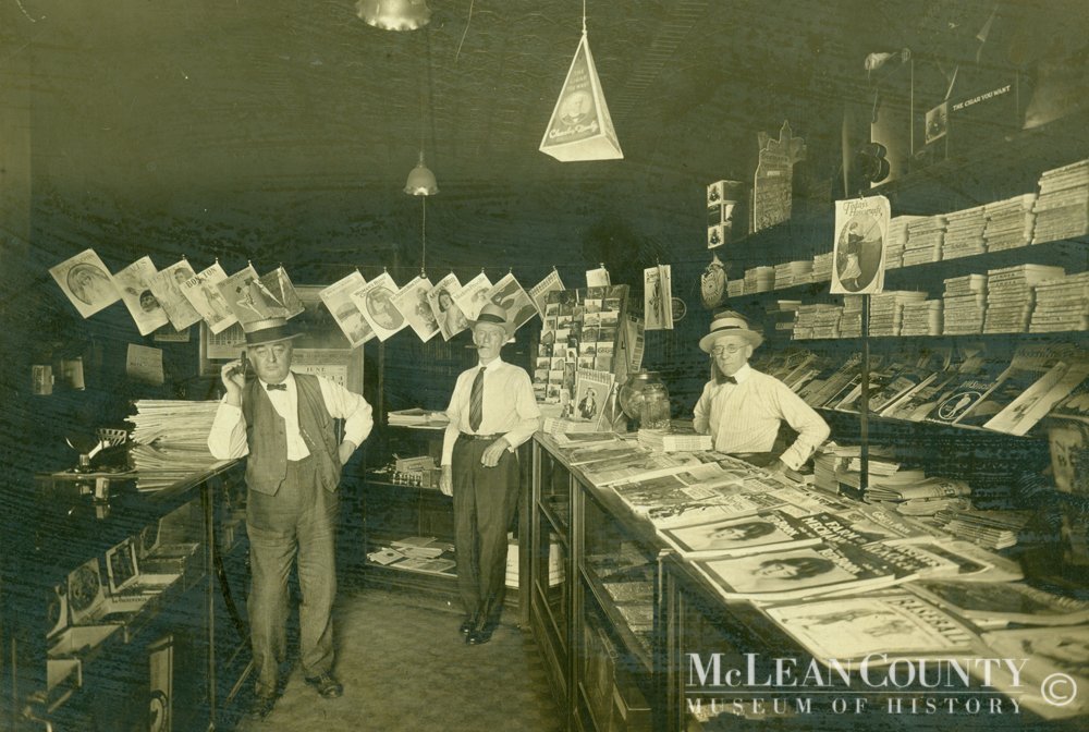 News and cigar shop, 1914
